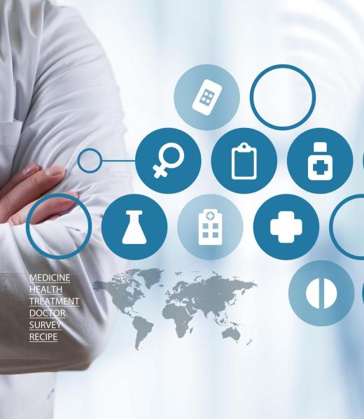 Doctor and medical illustration